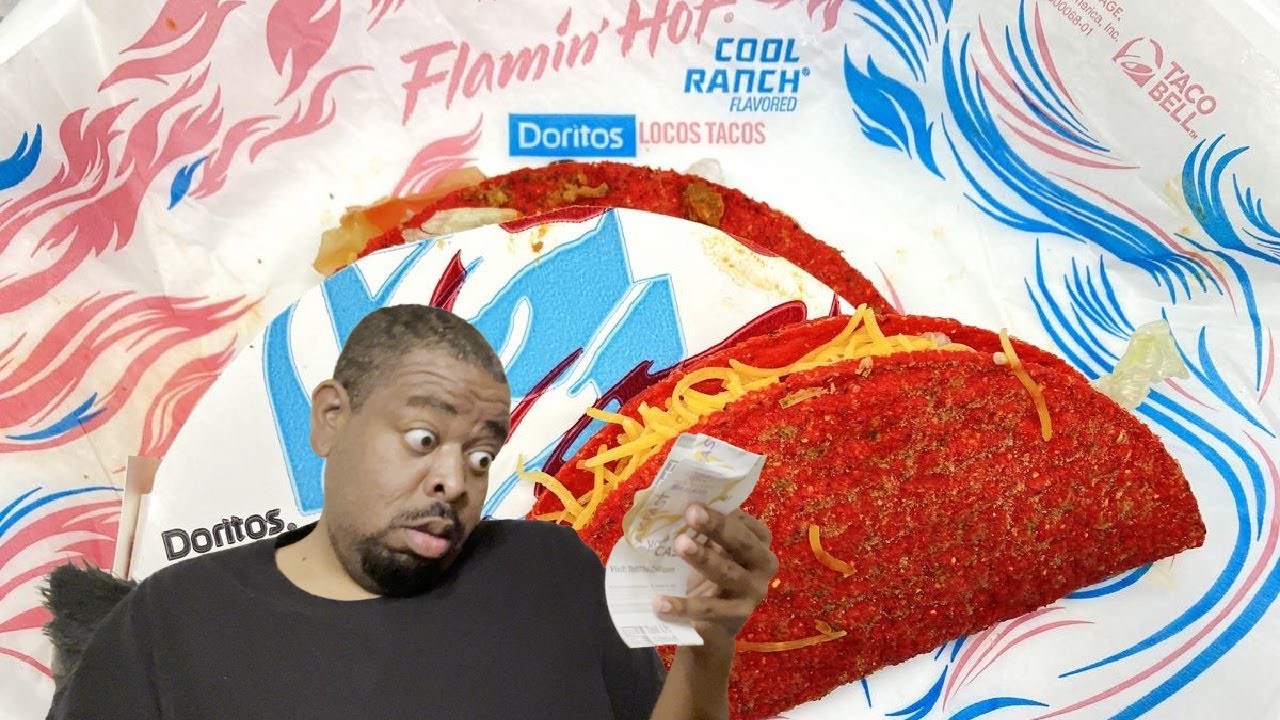 Taco Bell New Flaming Hot Cool Ranch Taco