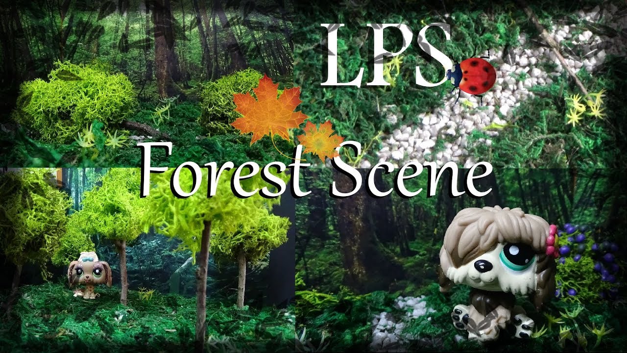 DIY~ Leśne Scenerie Dla LPS // LPS Forest Set/Scene