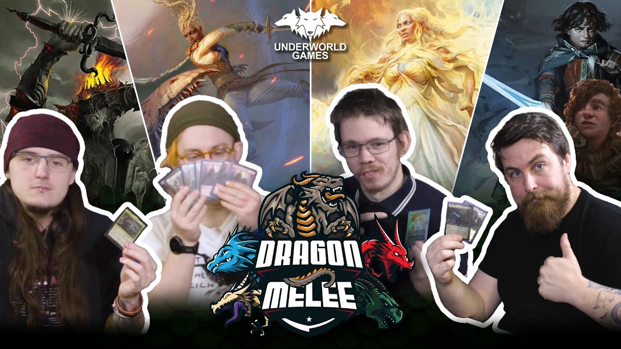 Dragon Melee Game #27 | The Lord of the Rings | Sauron - Eowyn - Galadriel - Frodo & Sam | MTG EDH
