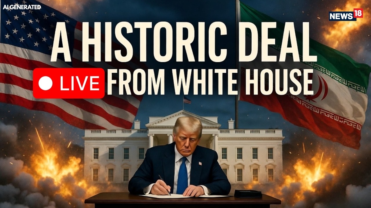 US-Iran War LIVE: Historic US-Iran Peace Deal From White House | Trump Announces Major Breakthrough