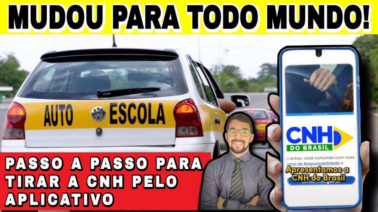 PASSO A PASSO PARA TIRAR A SUA CNH (CARTEIRA DE MOTORISTA) PELO APLICATIVO CNH DO BRASIL! VEJA AGORA