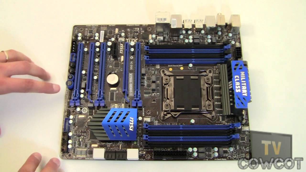 [Cowcot TV] Présentation CM MSI X79A-GD65 8D