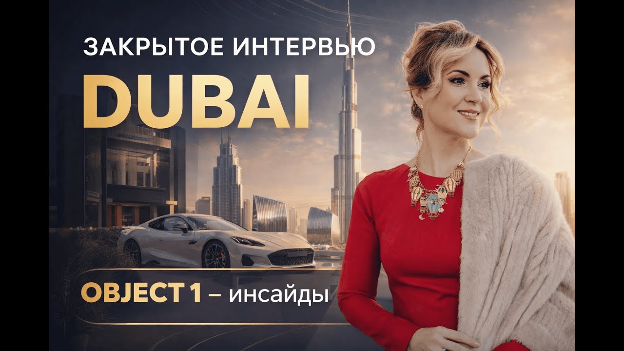 Интервью с топ-застройщиком Дубая | Object 1