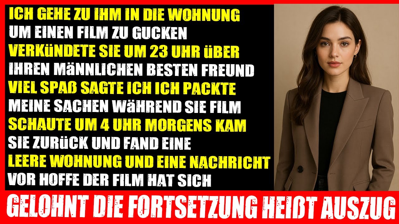 „Ich gehe zu seinem Apartment, um einen Film zu schauen“ – Ihr männlicher „Bester Freund“ um 23 Uhr…