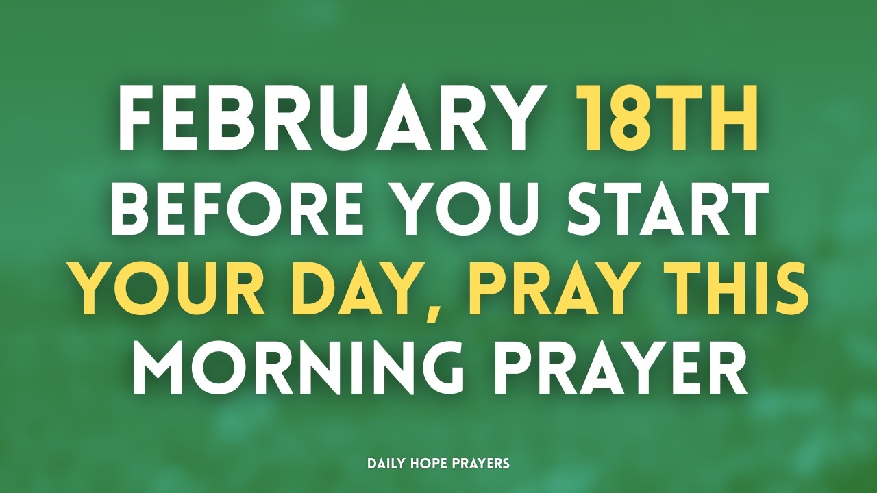 Jesus, I Can’t Do This Day Without You | Powerful Morning Prayer