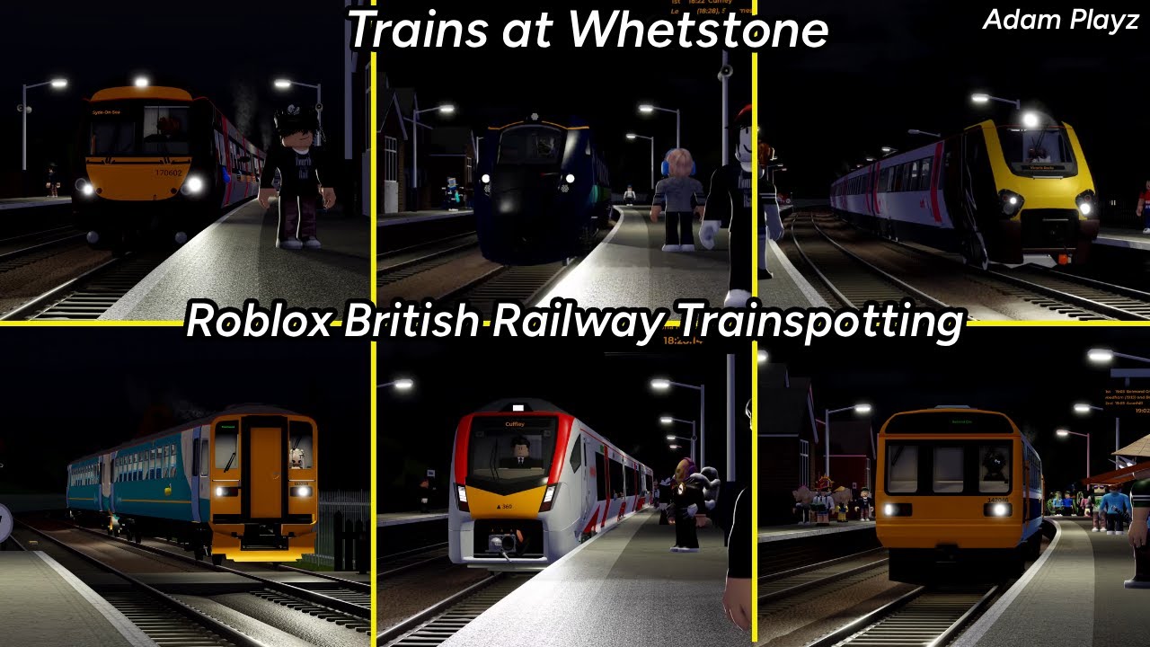 Trains at Whetstone (Roblox British Railway Trainspotting 05/01/26)