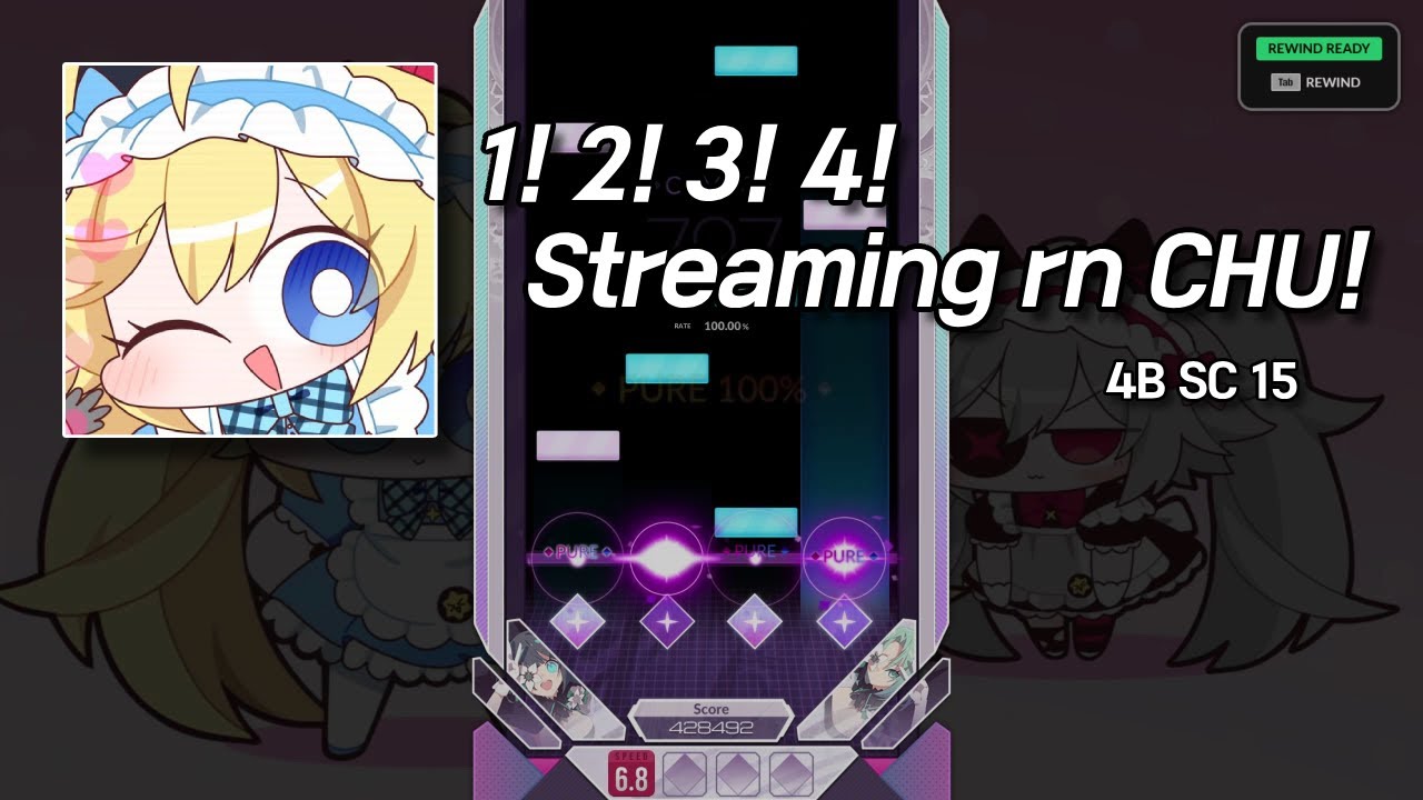 1! 2! 3! 4! Streaming rn CHU! [ 4B SC 15 ] 100.00% - DJMAX RESPECT V