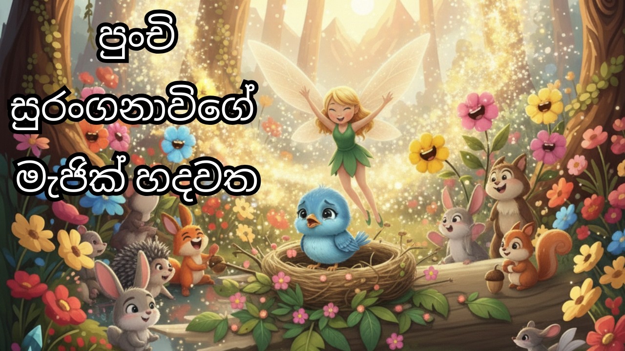 🧚‍♀️🌸 පුංචි සුරංගනාවිගේ මැජික් හදවත ✨❤️