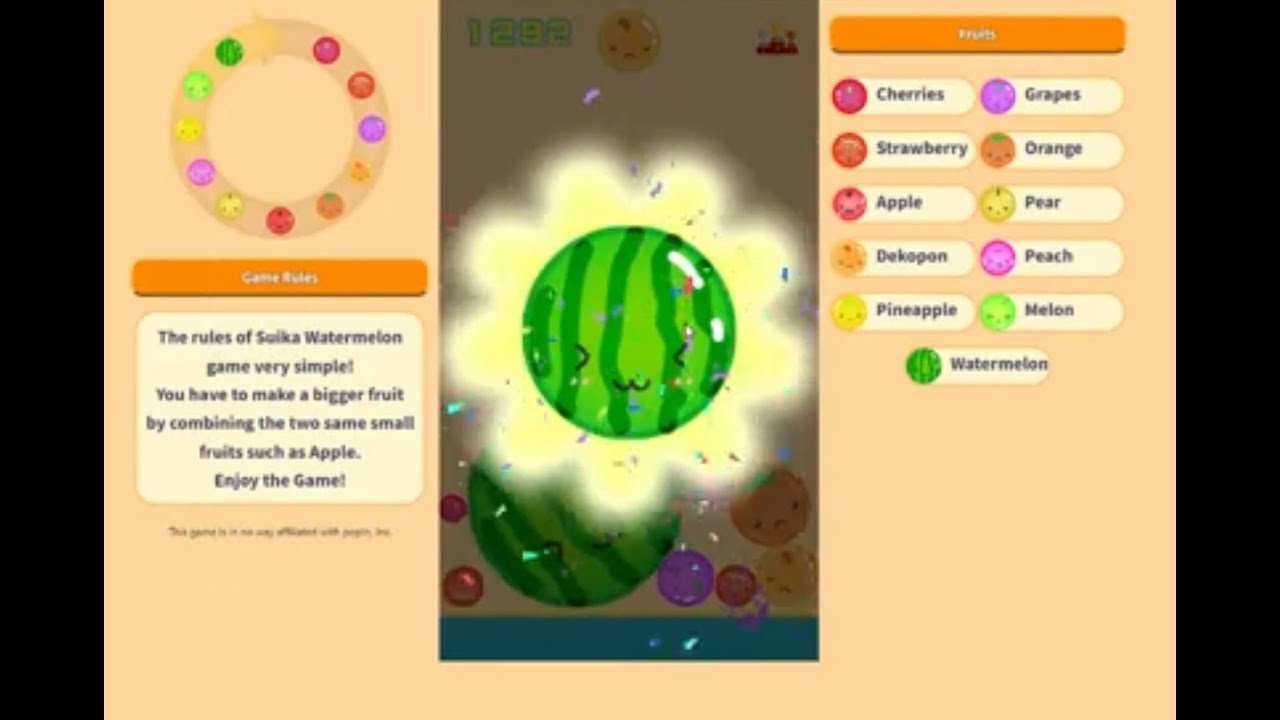 🔴 LIVE NOW:- Suika Game Chasing High Score 3000 Live Stream - Watermelon Puzzle Adventure,