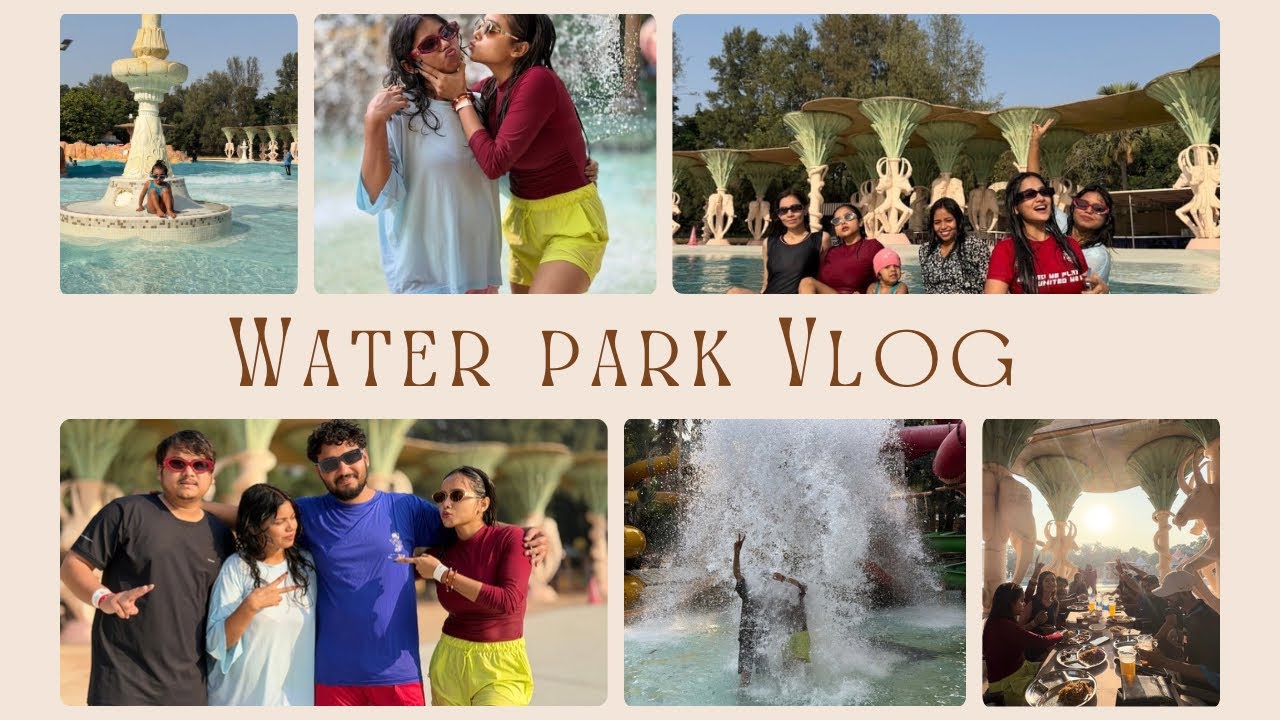 Water Park Vlog⛲️🌊 #water #waterpark #family #manishasquad #manisharani #vlog #aryansarika #cutebaby