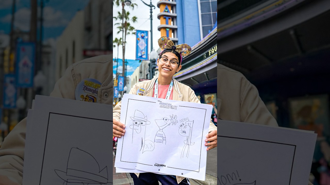 Drawing with the Creators of Phineas and Ferb!@Disneyland @DisneyParks#disneyland70 #HostedByDisney