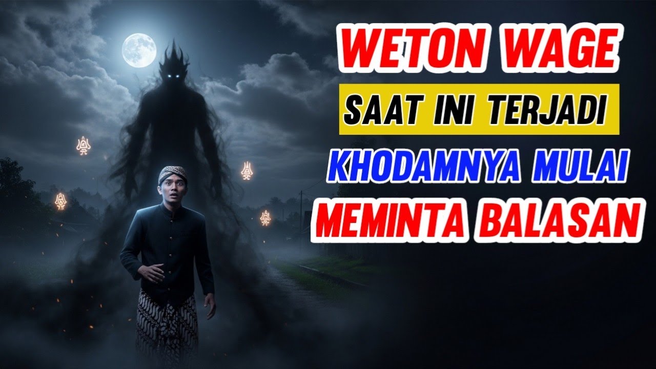 WETON WAGE & MALAM SUNYI… Saat Ini Terjadi, KHODAM Mulai Meminta Balasan!- MAKNA WETON