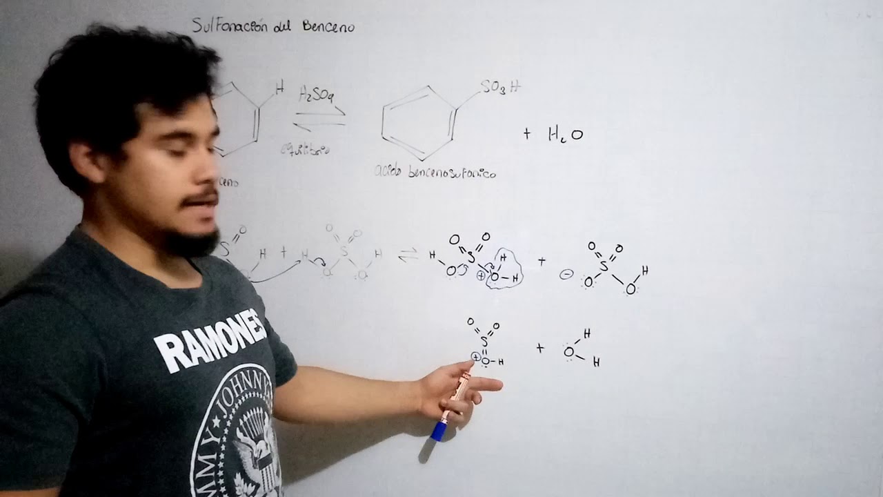 Sulfonación del benceno