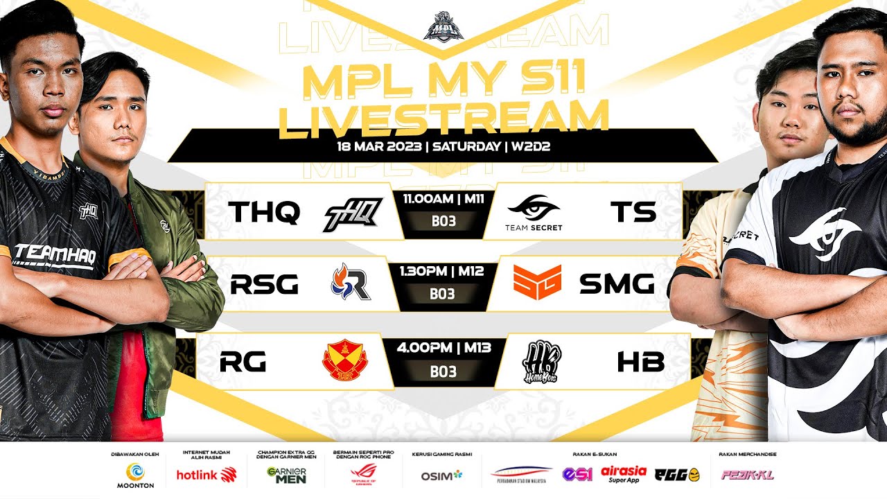 [ENG] MPL MY Season 11 Regular Season Week 2 Day 2