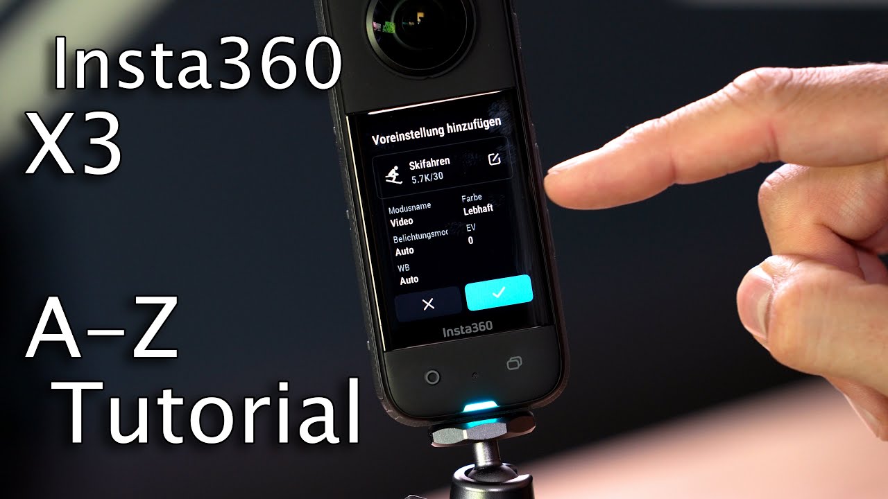 Insta360 X3 von A-Z erklärt 🗽 Kamera, Bedienung, App, Studio, Reframing, Zubehör uvm!