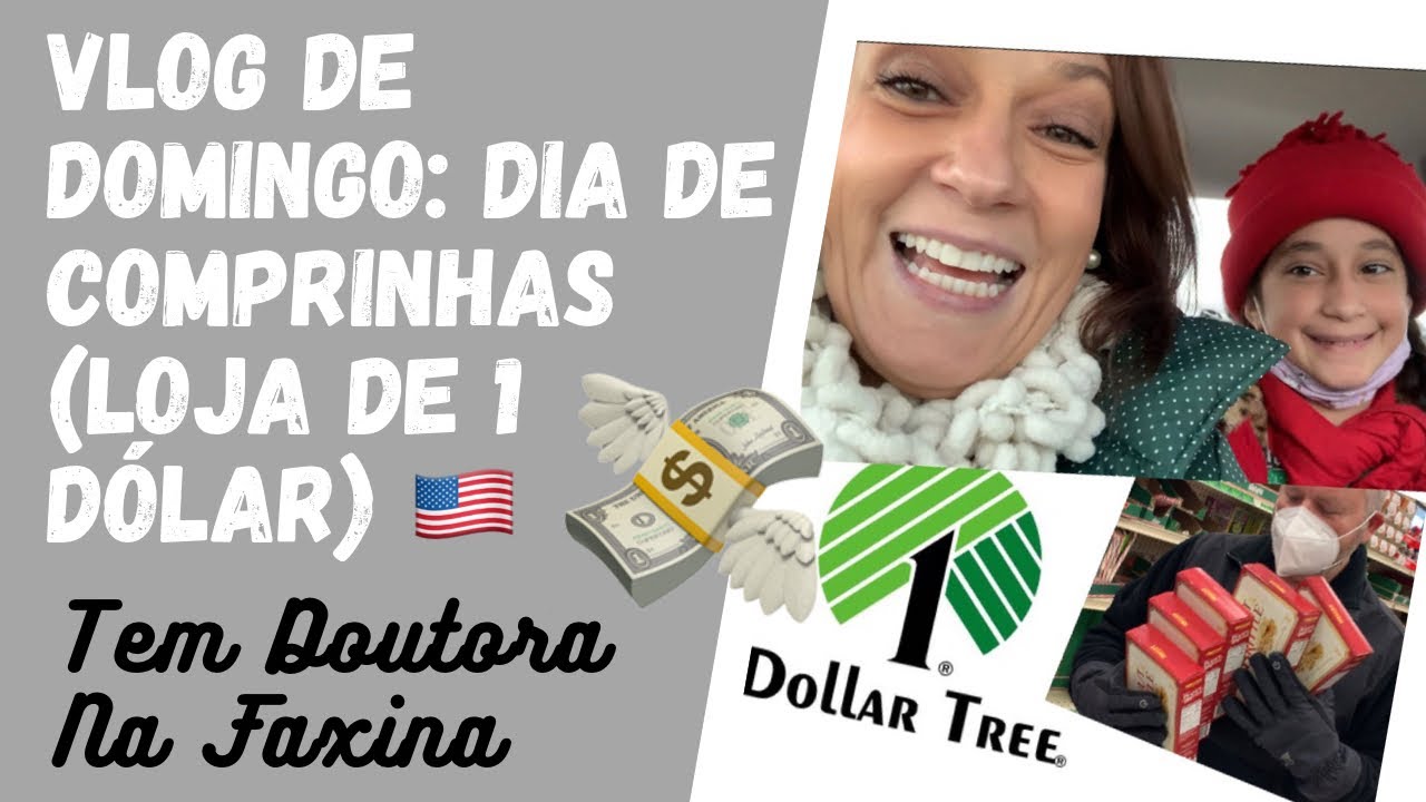 Vida nos EUA: mais um vlog de domingo (comprinhas na Dollar Tree, onde TUDO custa um d&oacute;lar)
