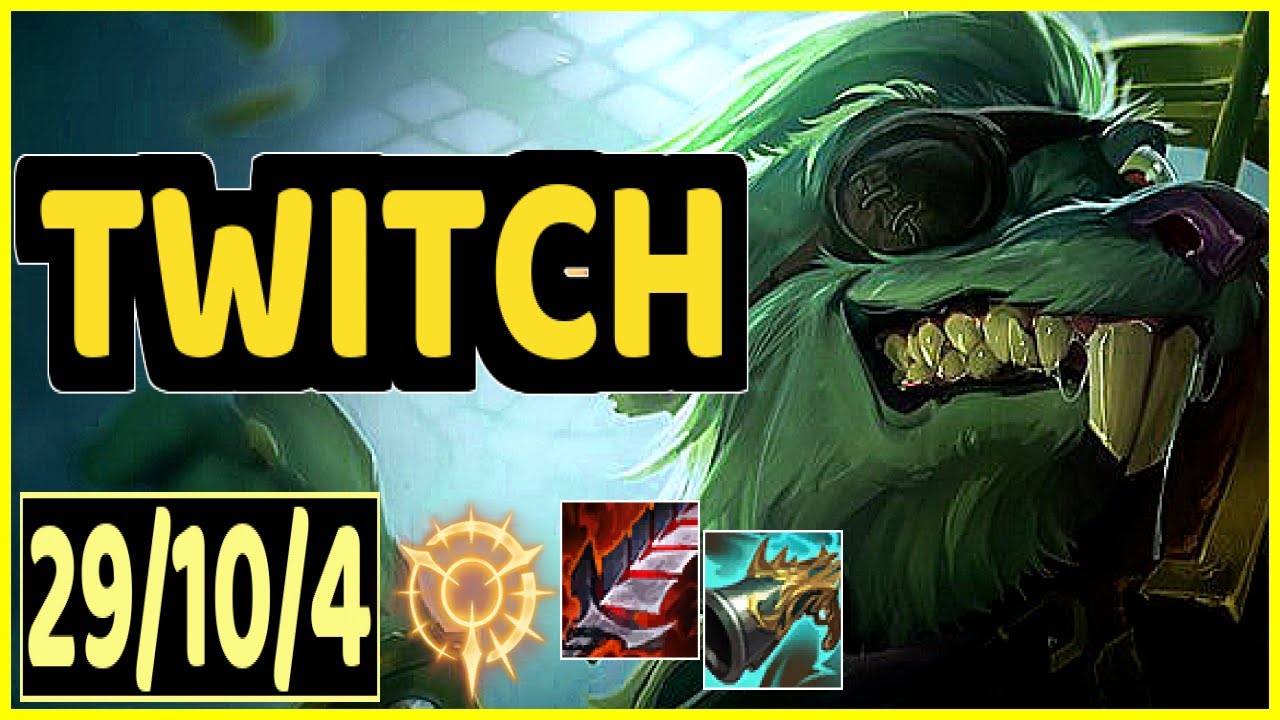 TWITCH VS MISS FORTUNE - 29/10/4 KDA ADC GAMEPLAY