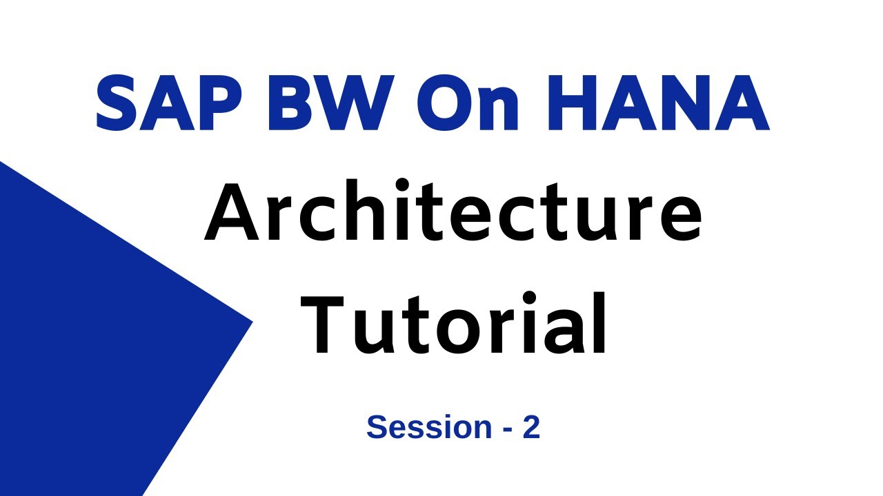 SAP BW On Hana Architecture Tutorial for Beginners | BW On Hana Architecture Diagram -2