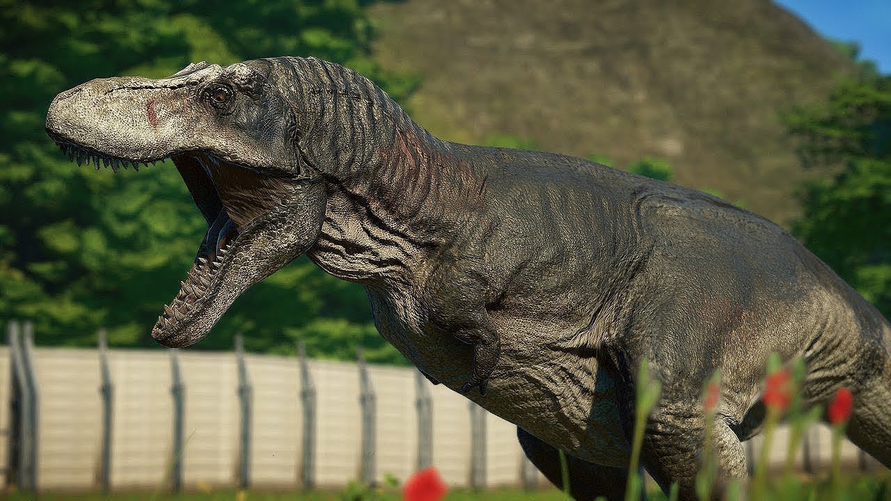 Tyrannosaurus Rex Vs Torosaurus | Fight & Breakout 🌍 Jurassic World Evolution