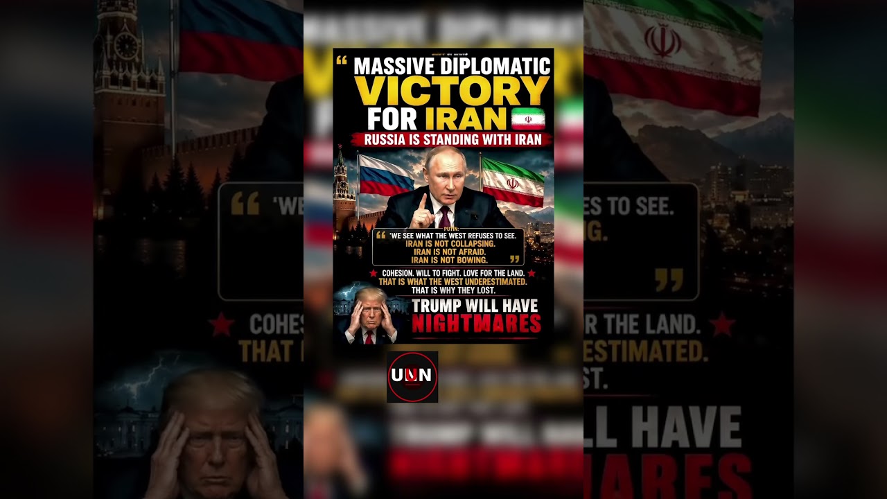 1. BREAKING NEWS | PUTIN PRAISES IRAN&rsquo;S RESILIENCE AS RUSSIA SIGNALS STRONG SUPPORT | UNN