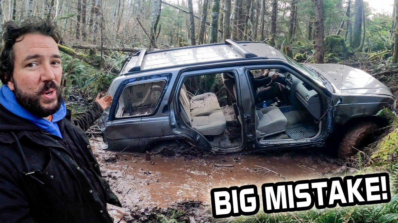 What Happens When You Off-Road Cheap Nissan Pathfinders With No Winch?