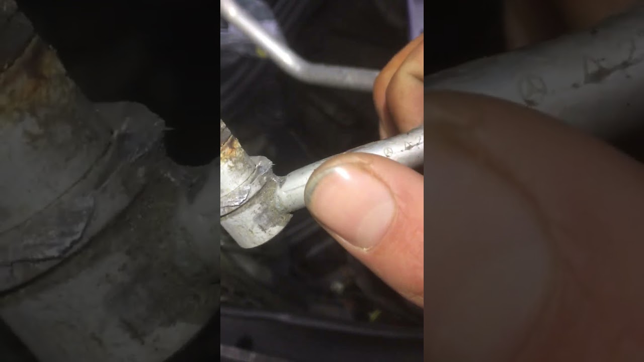 2013 Mersedes GL450 right turbo coolant line replacement @