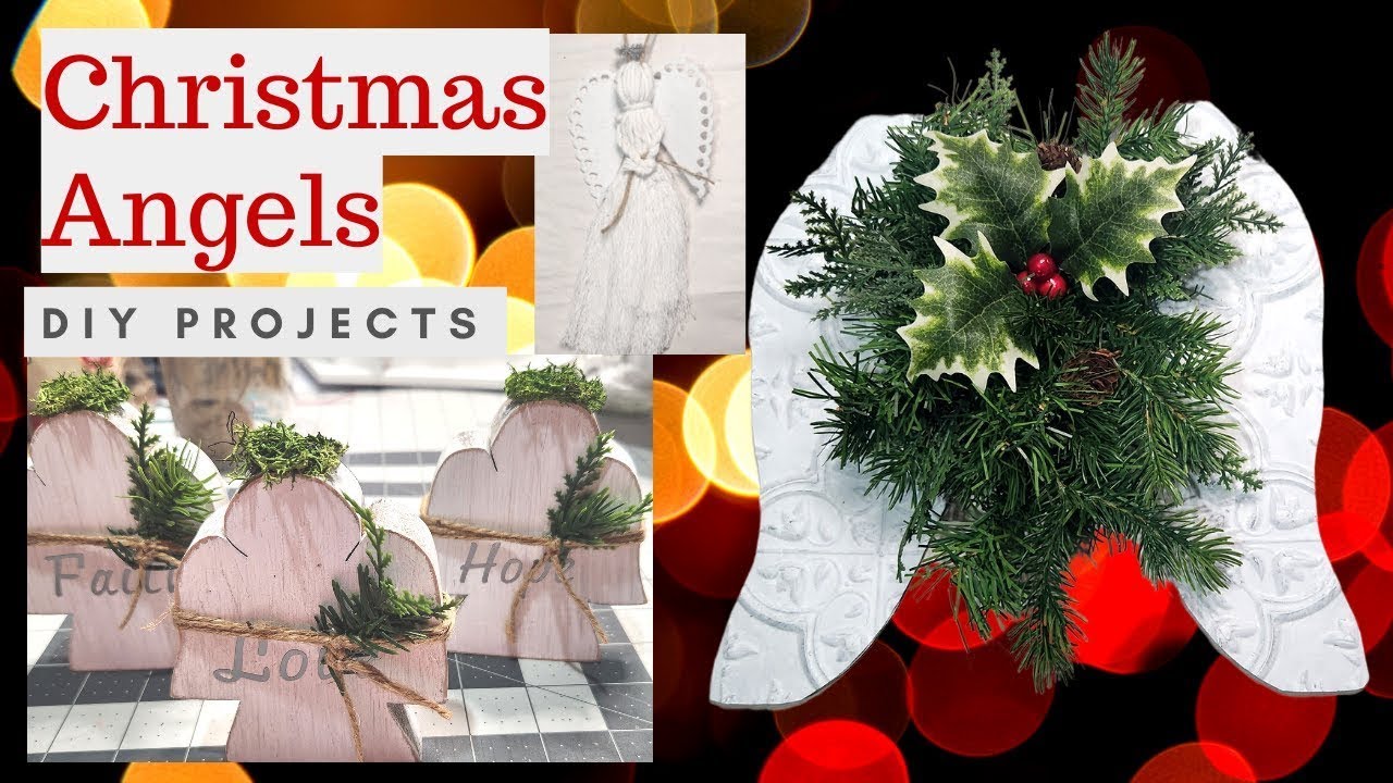 Christmas Angels DIY Projects | Dollar Tree Pallet Projects | Year Round Angels Rustic Decor