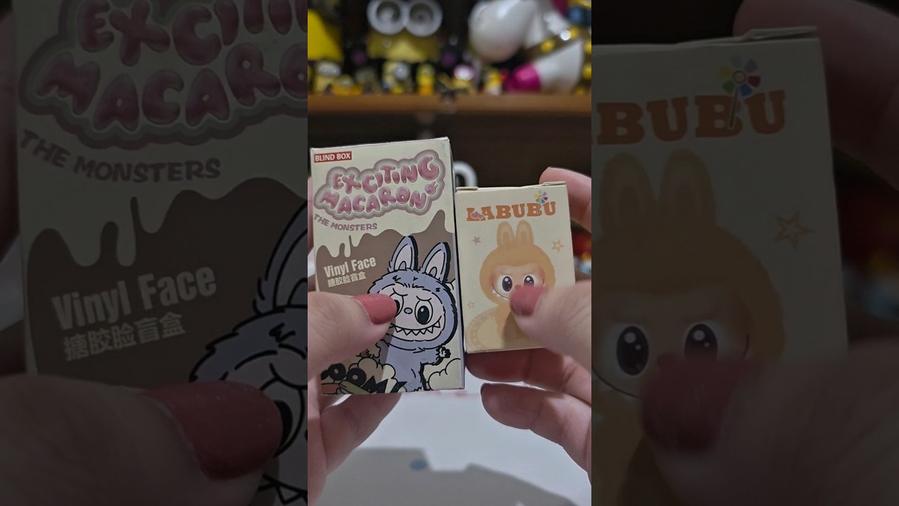 Unboxing Mini Labubu Have a Seat and Exciting Macaron #labubu #haveaseat #shorts