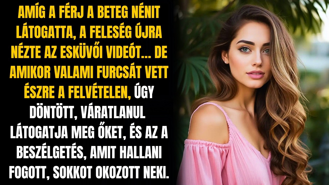EGY NŐ VALAMI FURCSÁT LÁT AZ ESKÜVŐI VIDEÓJÁN; A NYOMOZÁS SORÁN SZÖRNYŰ FELFEDEZÉST TESZ