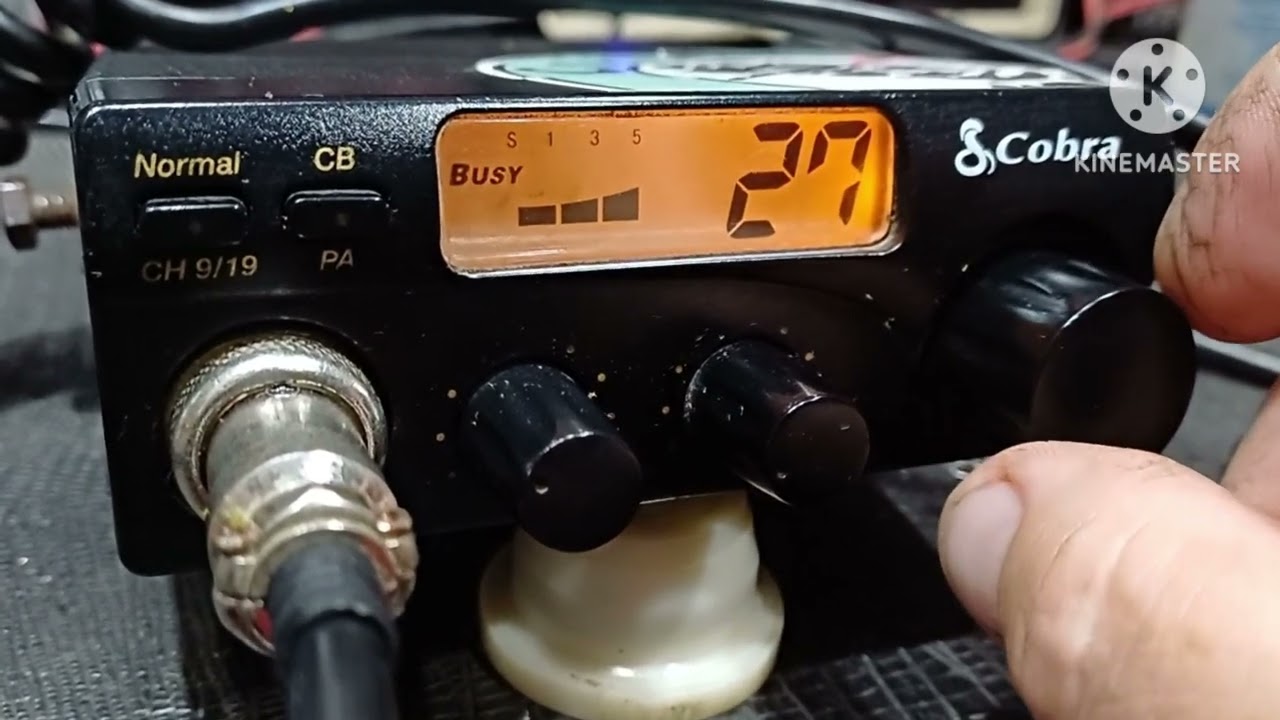 cobra 19 ultra III E.  não  ligava e sem audio...