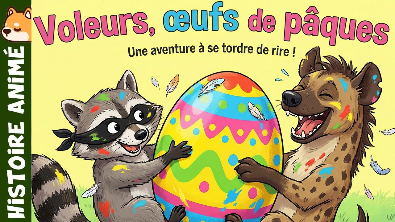 Voleurs, &oelig;ufs de p&acirc;ques 🐣 | Histoire pour dormir | Conte dr&ocirc;le pour enfants sur l&rsquo;amiti&eacute;