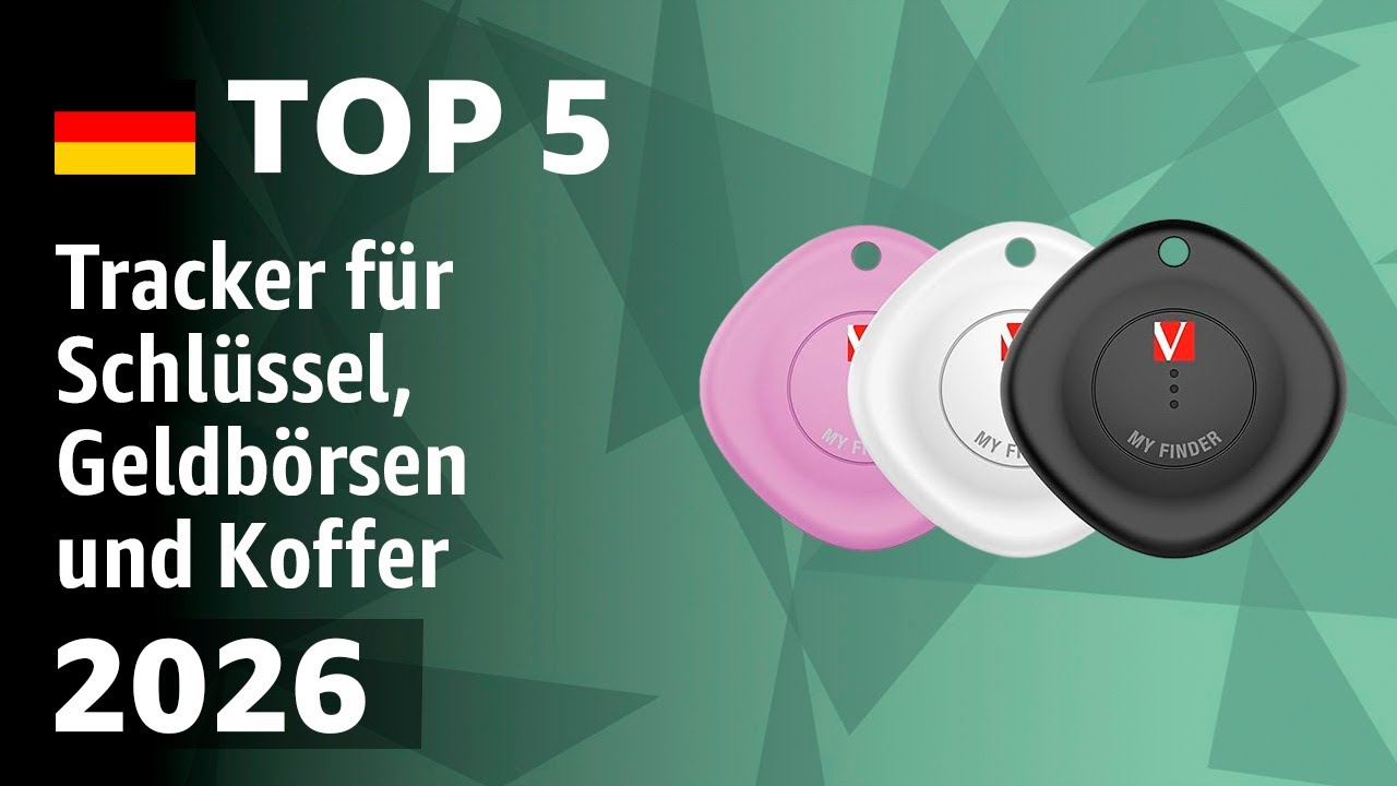 TOP-5: Die besten Tracker für Schlüssel, Geldbörsen und Koffer (GPS, AirTag Analog) – Test 2026!