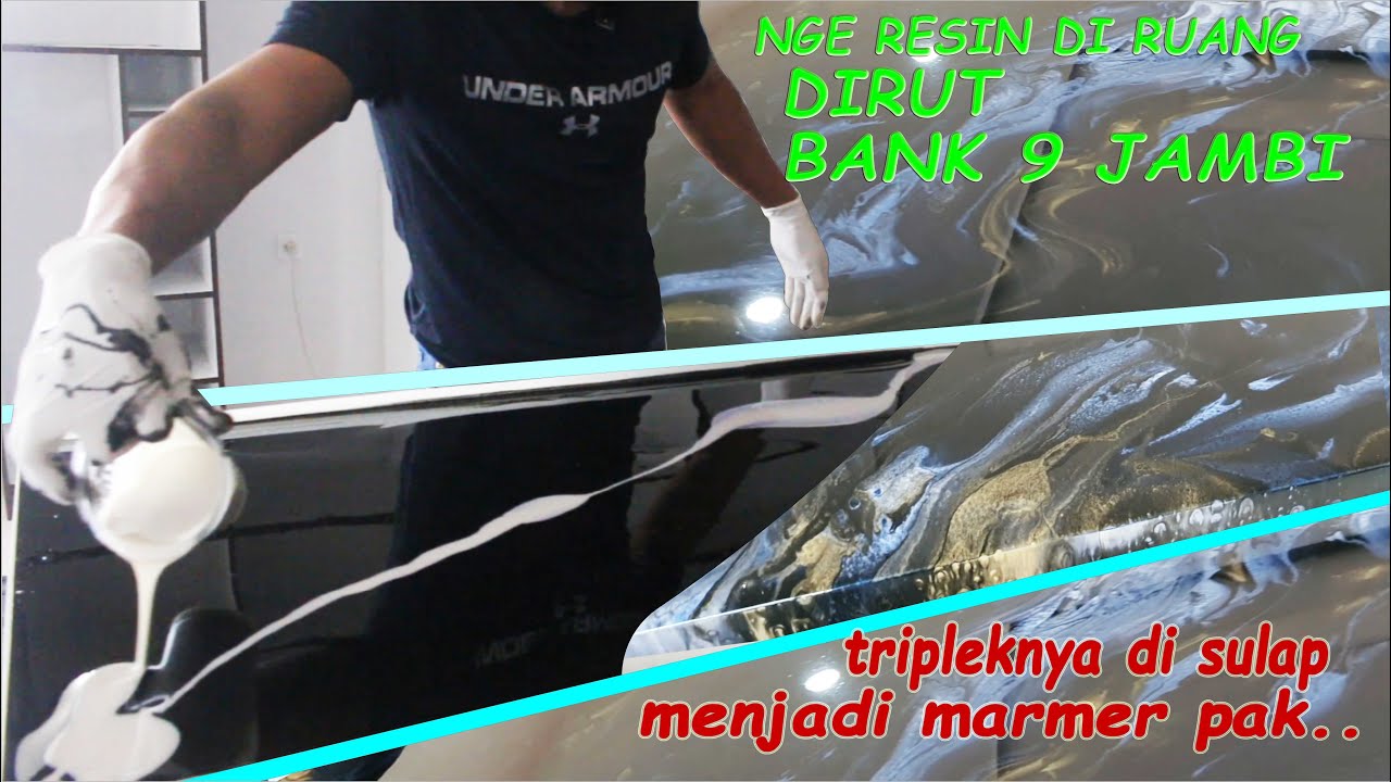 NGE RESIN EPOXY DI LANTAI 9 BANK JAMBI.