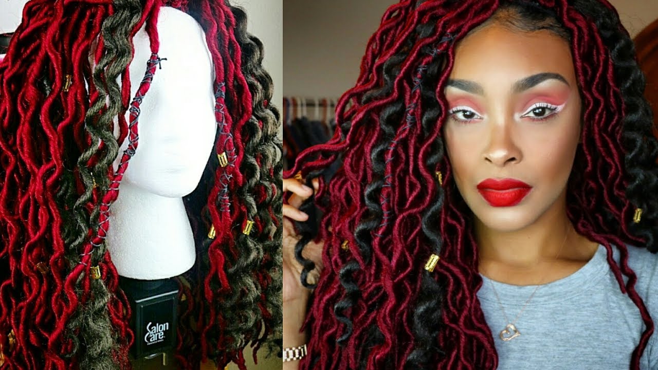 How To Make A Crotchet Goddess Locs WIG! | SamsBeauty Amour Natty Goddess Dreadlocks