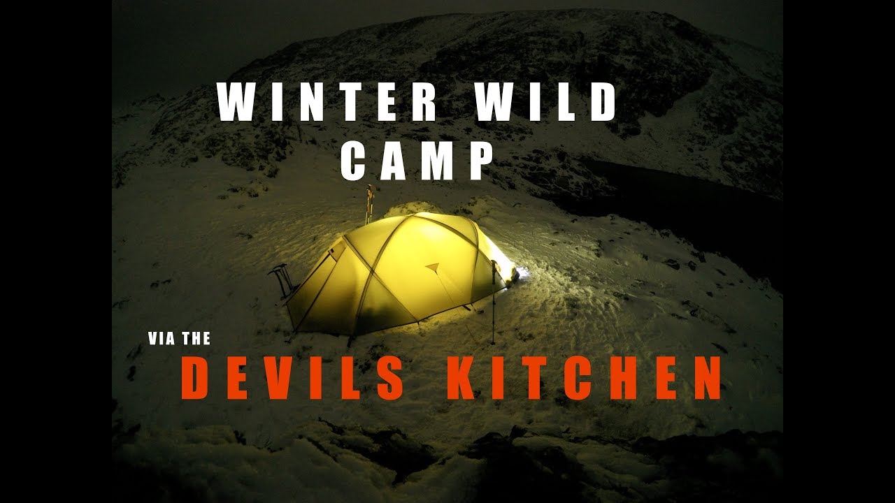 WInter Wild Camp , The DEVILS KITCHEN and one night at Nant Syddion Bothy