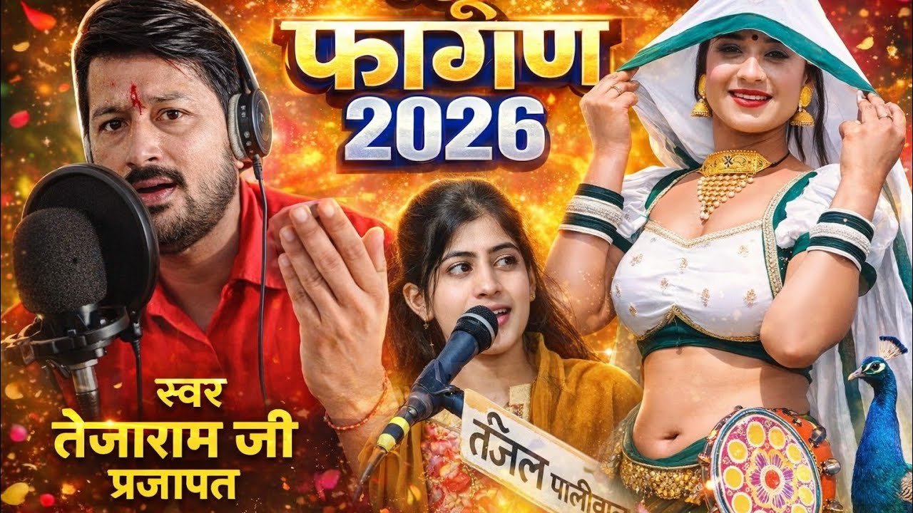 न्यु फागण 2026  तेजारामजी प्रजापत लिखित फागण| स्वर तेजाराम जी प्रजापत & तेजल पालीवाल|TRP MusicStudio