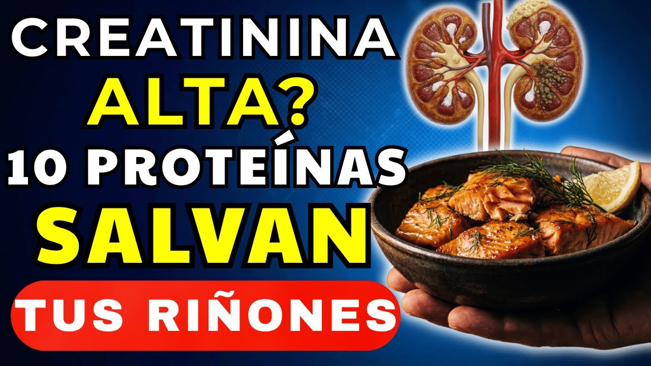 Cómo REDUCIR la CREATININA con 10 Proteínas que PROTEGEN tus RIÑONES