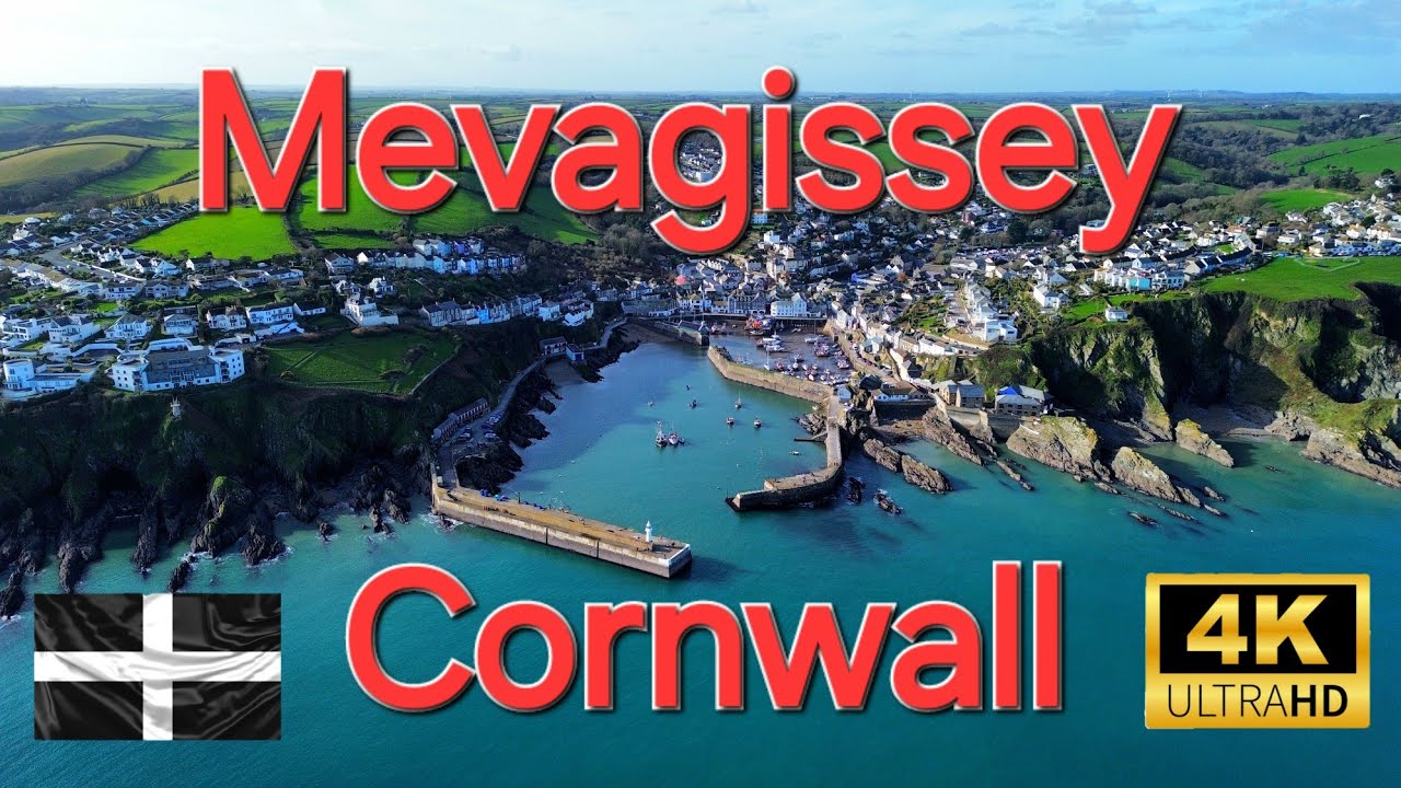 Mevagissey, Cornwall.. from the air and in stunning 4k.  Dji mini 3 footage