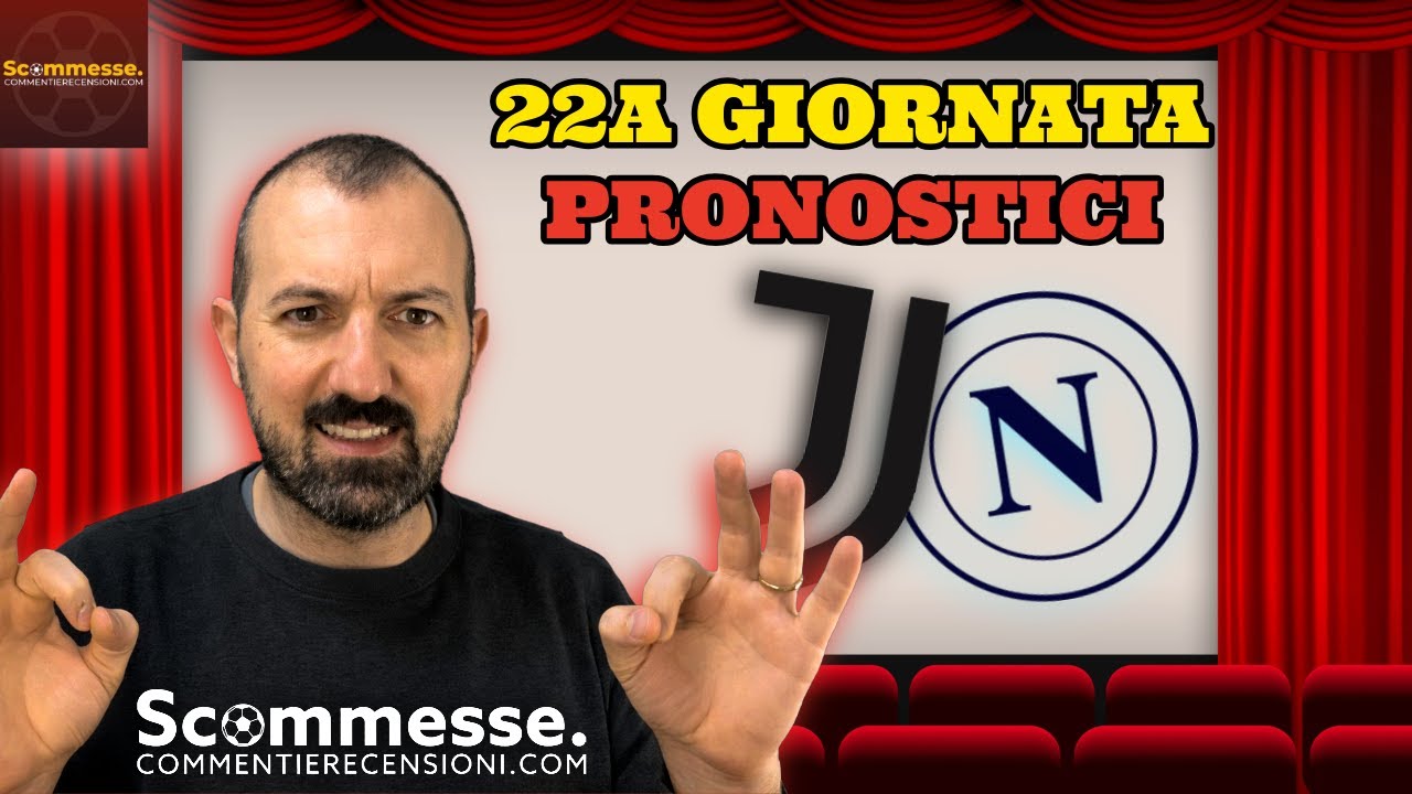 ⚽Pronostici calcio scommesse Serie A 22A giornata 2025-26🏆 