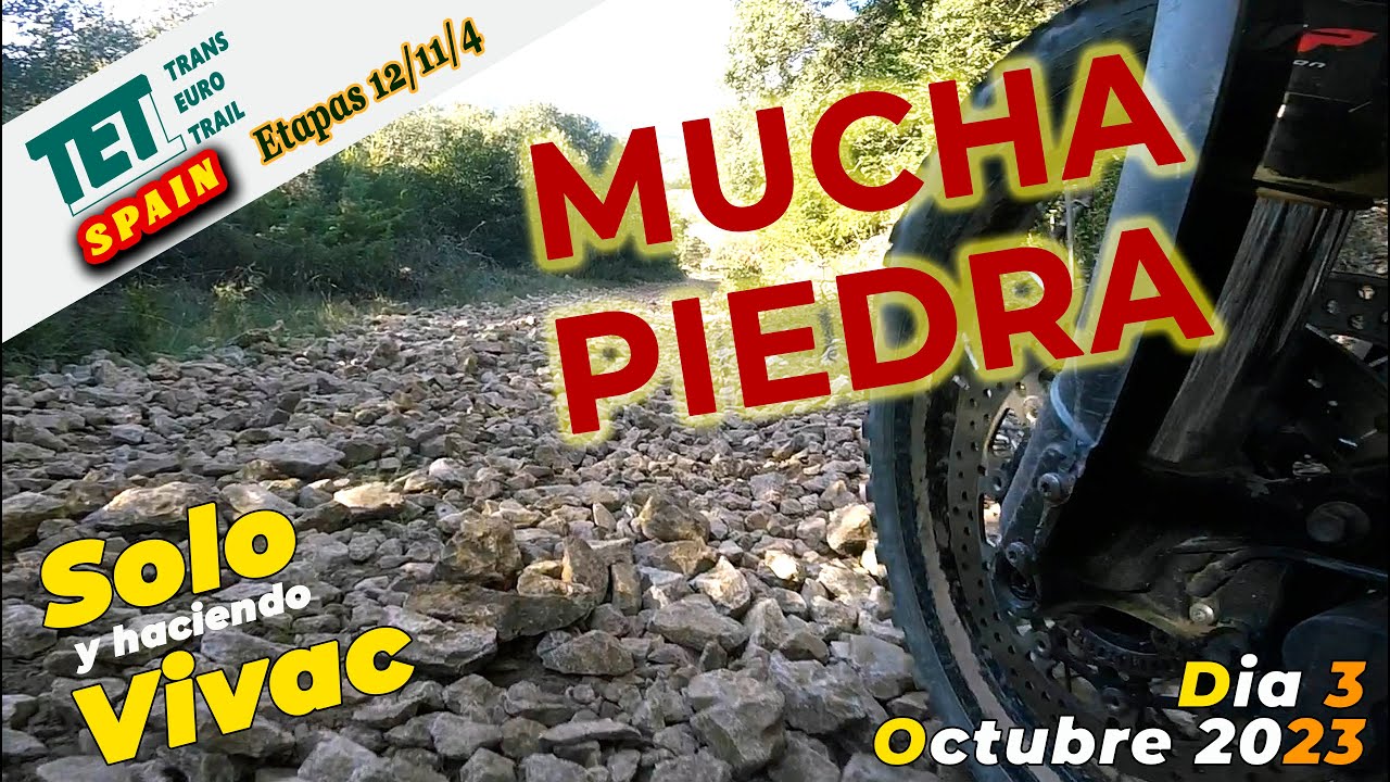 MUCHA PIEDRA / TET Navarra-La Rioja-Álava-Burgos / Motovlog 67 TET2023 Etapa 3