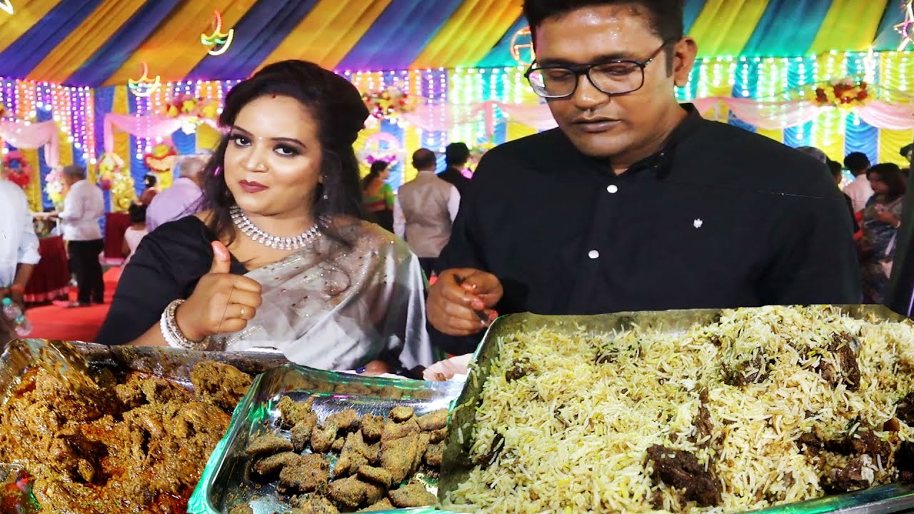 বিয়ে বাড়ি শেষ হয়েও হচ্ছেনা শেষ খাওয়া দাওয়া ছিল জম্পেস | Mutton Biryani | Drum Stick | Diamond Fry