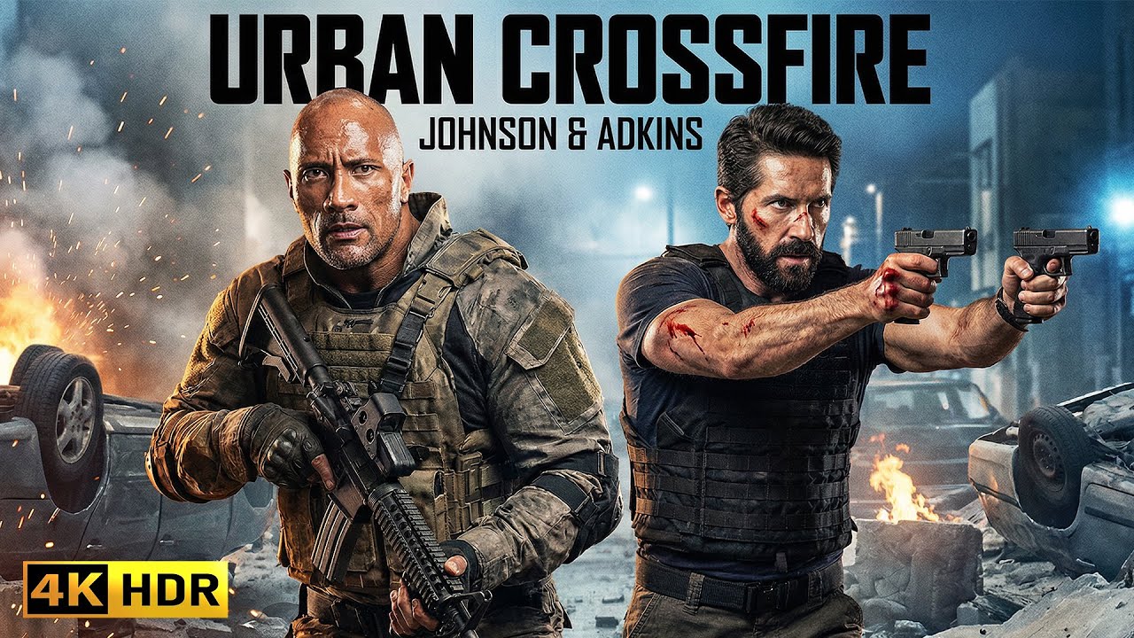 URBAN CROSSFIRE (2025) Scott Adkins - Dwayne Johnson | Full War Movie - Thriller| 4K #actionmovies