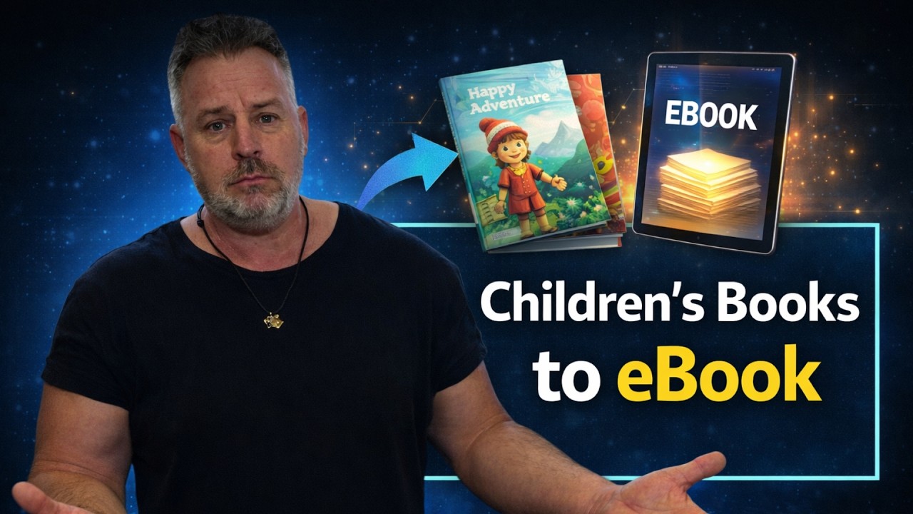 Children's Paperback Book To Ebook. Using Kindle Kids' Book Creator.