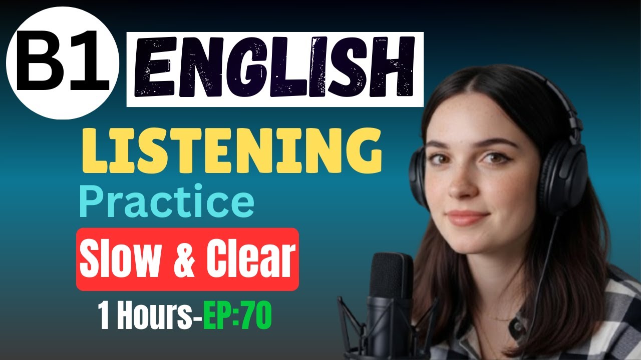B1 English Listening Practice | Improve Your English the Natural Way & Conversations