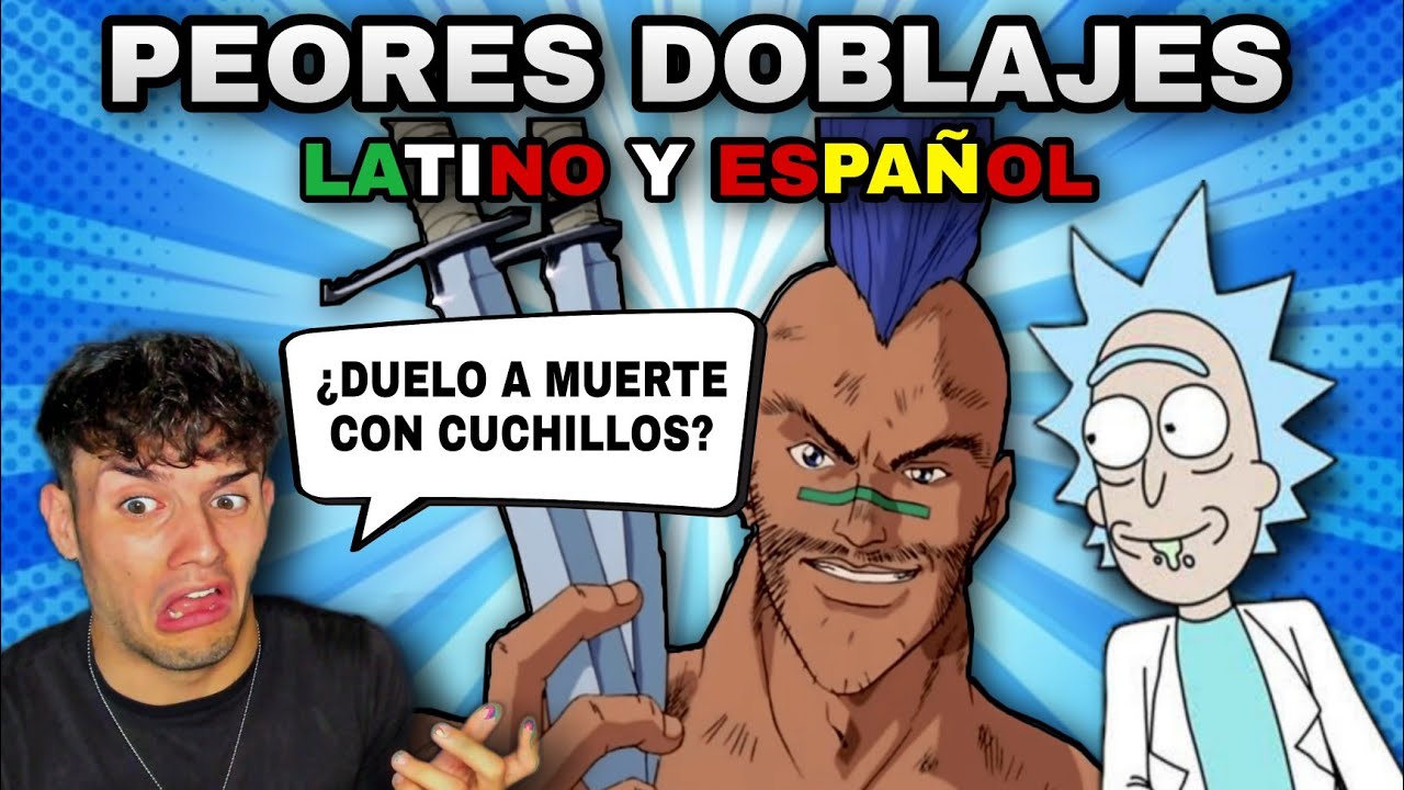 DOBLAJES ESPAÑOL & LATINO que ARRUINARON la SERIE ORIGINAL🇲🇽*ESPAÑOL REACCIONA*