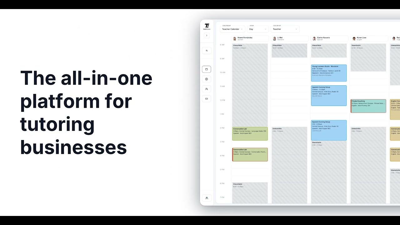 Tutorbase: Scheduling, Invoicing & Payroll for Tutoring Centers | Demo