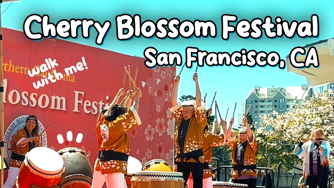 Northern CA Cherry Blossom Festival 2023 😊💖 Japantown San Francisco Walking Tour