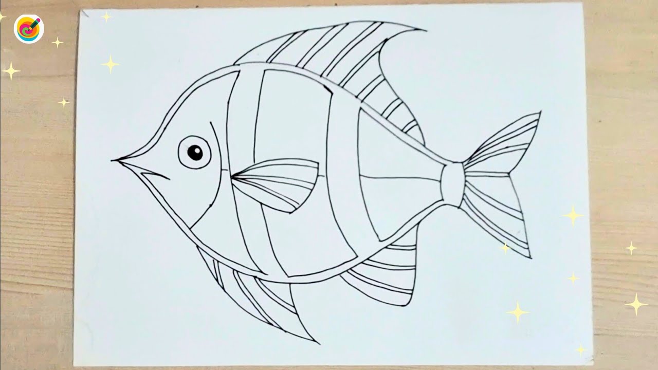 How to Draw a Fish | Easy Drawing for Kids and Beginners