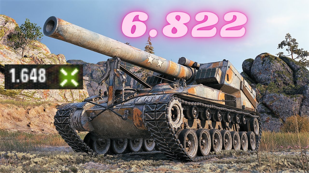 T92 HMC 6.822 Damage - 1 shot 1.648 dmg Arty World of Tanks , WoT Replays