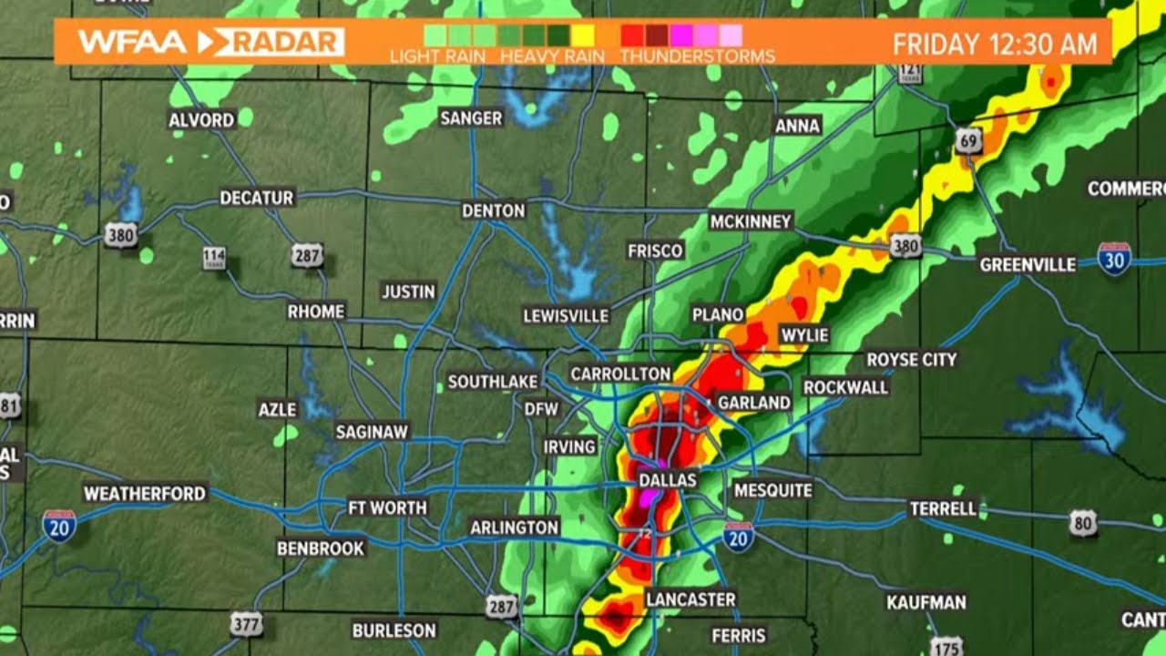 LIVE DFW RADAR: Tracking Tornado watch, tracking storms in North Texas